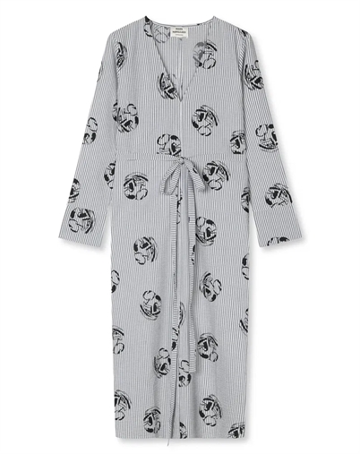 Mads Nørgaard - Oda Kleid - Vintage Indigo/Vanilla Ice